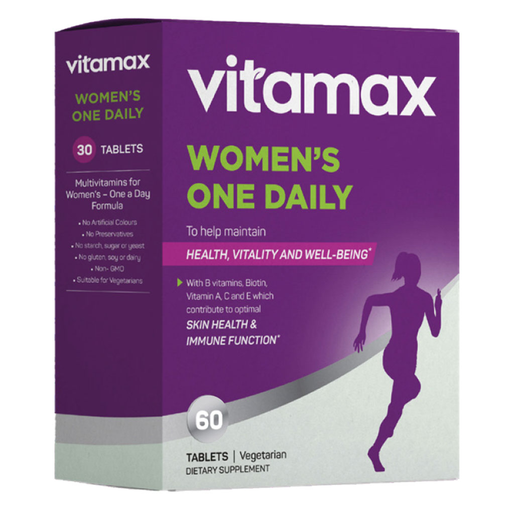 Vitamax Women's One Daily Tablets For Health, Vitality & Wellbeing, Pack of 60's