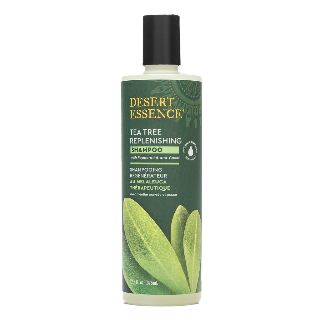 Desert Essence Tea Tree Daily Replenishing Shampoo 375 mL