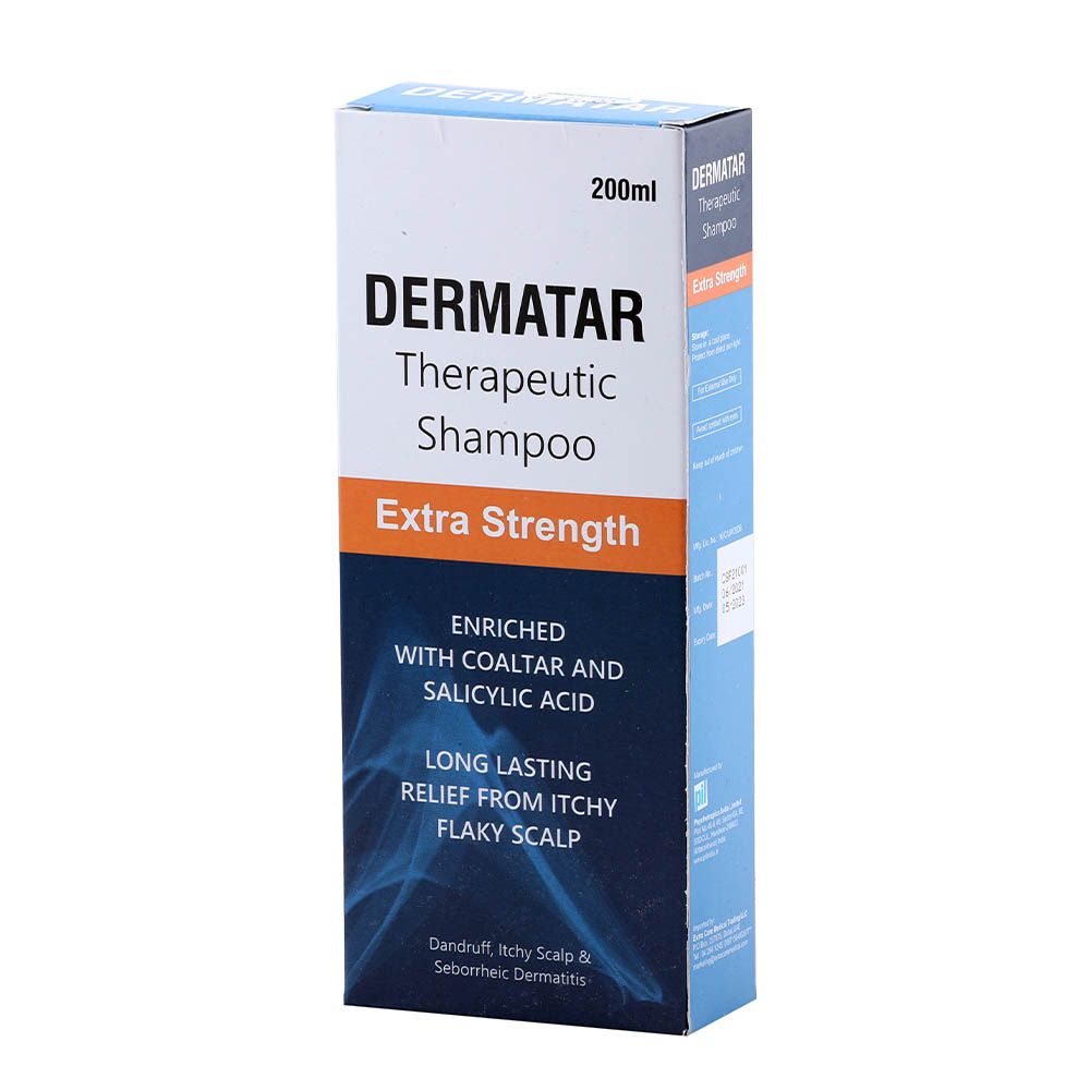Dermatar Extra Strength Therapeutic Shampoo 200 mL