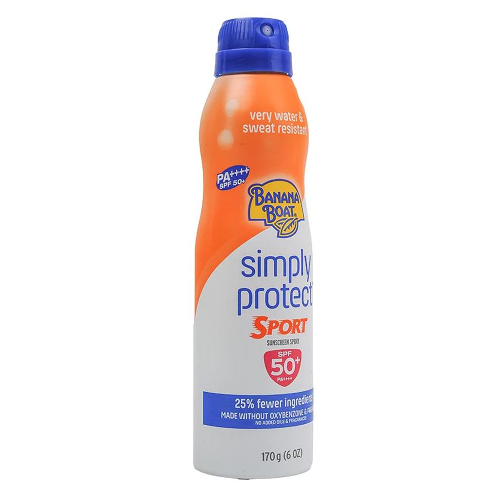 Banana Boat® Simply Protect Sport Sunscreen Spray SPF 50+, 170 g