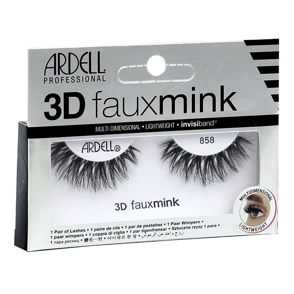 Ardell 3D Fauxmink 858 False Eyelash Pair 1's 70481