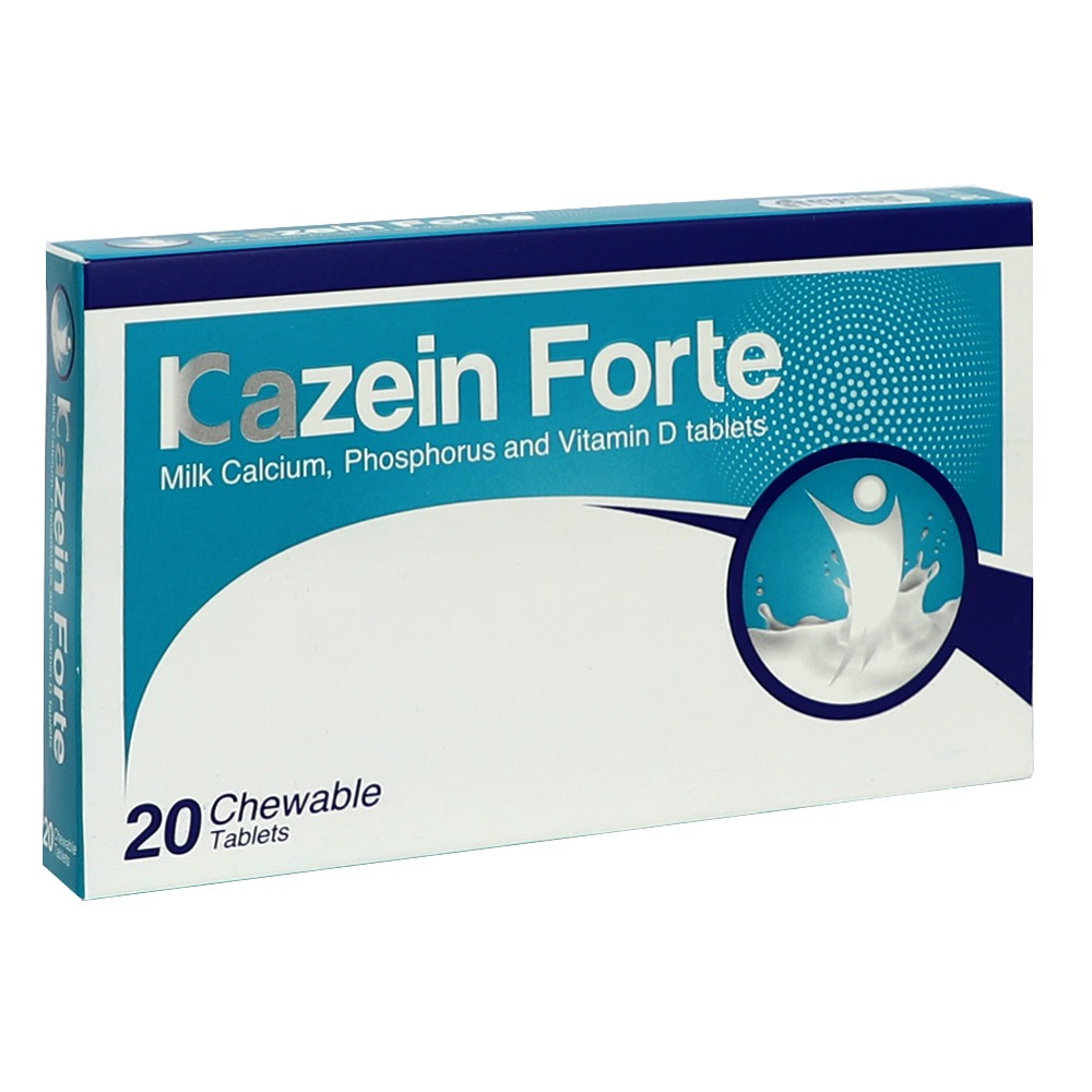Kazein Forte Milk Calcium Chewable Tablets 20's