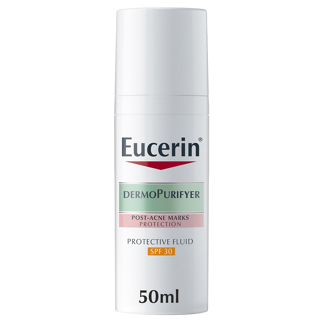 Eucerin Dermo Purifyer Post Blemish Anti-Mark SPF 30 Protective Fluid For Acne Prone Skin 50ml