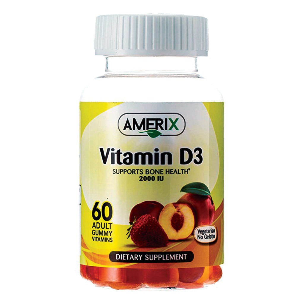 Amerix Vitamin D3 2000 IU Adult Chewable Gummies 60's