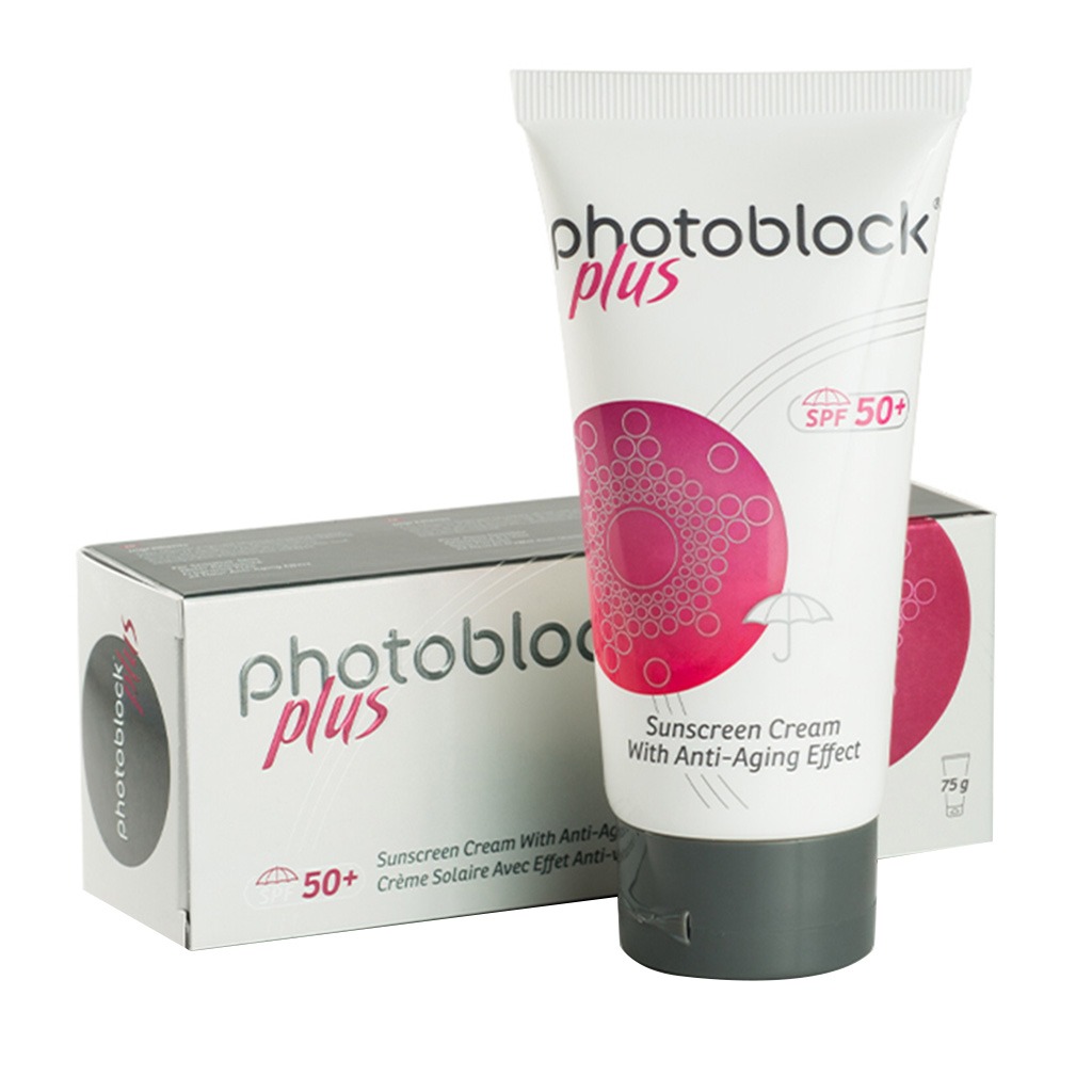 Derma Photo block Plus SPF50+ Sunscreen Cream With Anti Aging effect 75 g
