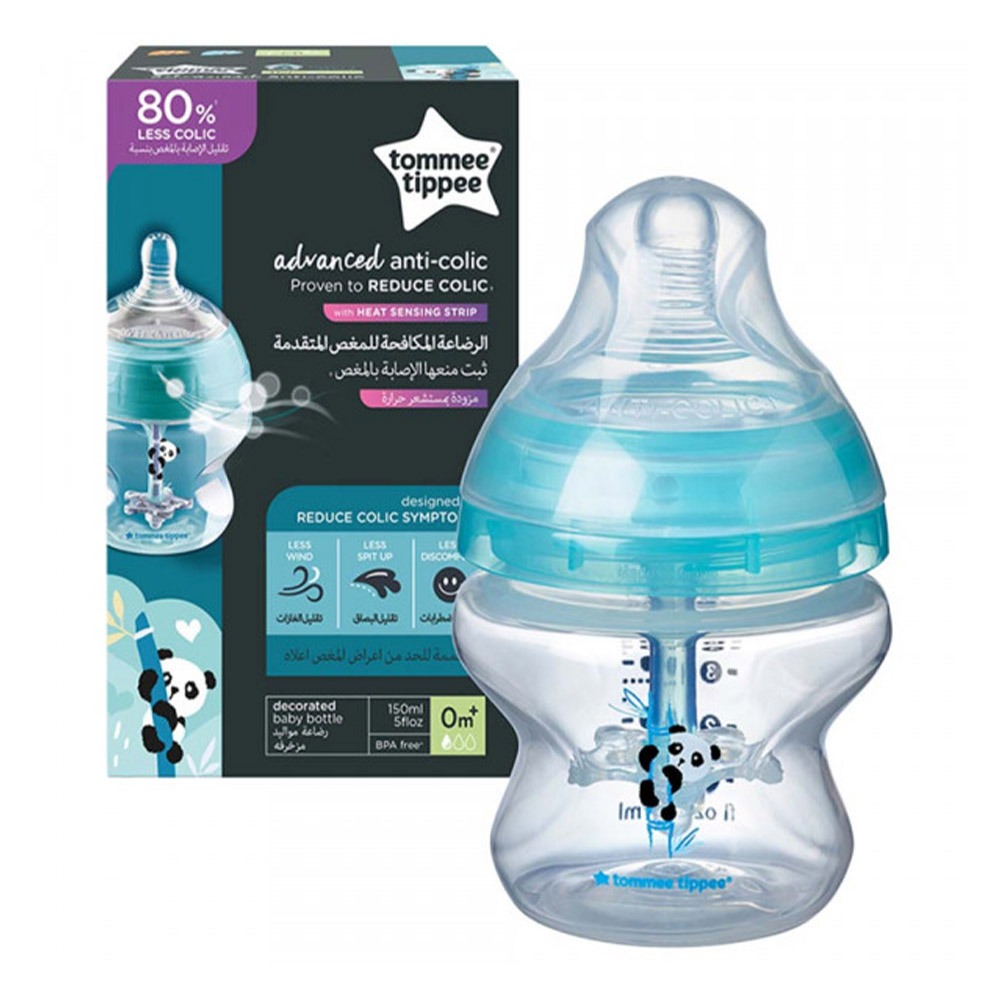 Tommee Tippee Closer To Nature Advanced Anti-Colic Feeding Bottle For 0 Months+ Babies 150ml