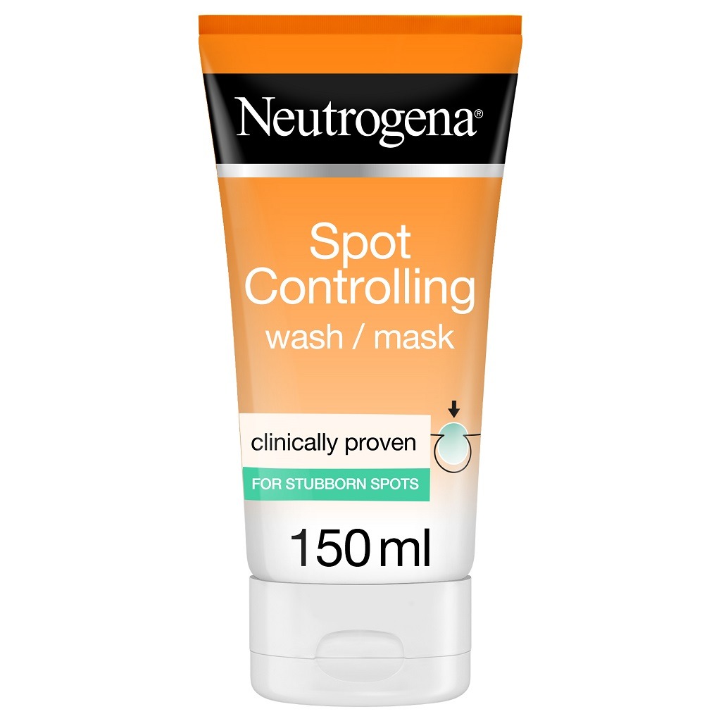 Neutrogena Visibly Clear 2 In 1 Microclear Wash Mask For Spot Control 150ml