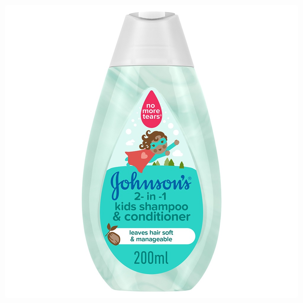 Johnson's 2-In-1 Kids Shampoo & Conditioner 200ml
