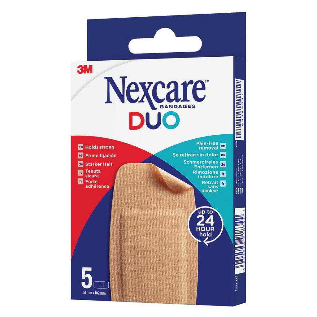 3M Nexcare Duo Maxi Bandages 5's
