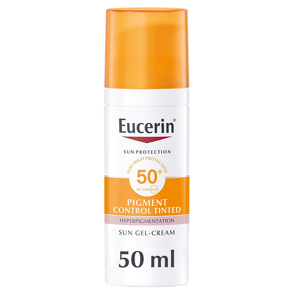 Eucerin Sun Pigment Control Medium Tinted Gel-Cream SPF50+ Sunscreen For Hyperpigmentation 50ml