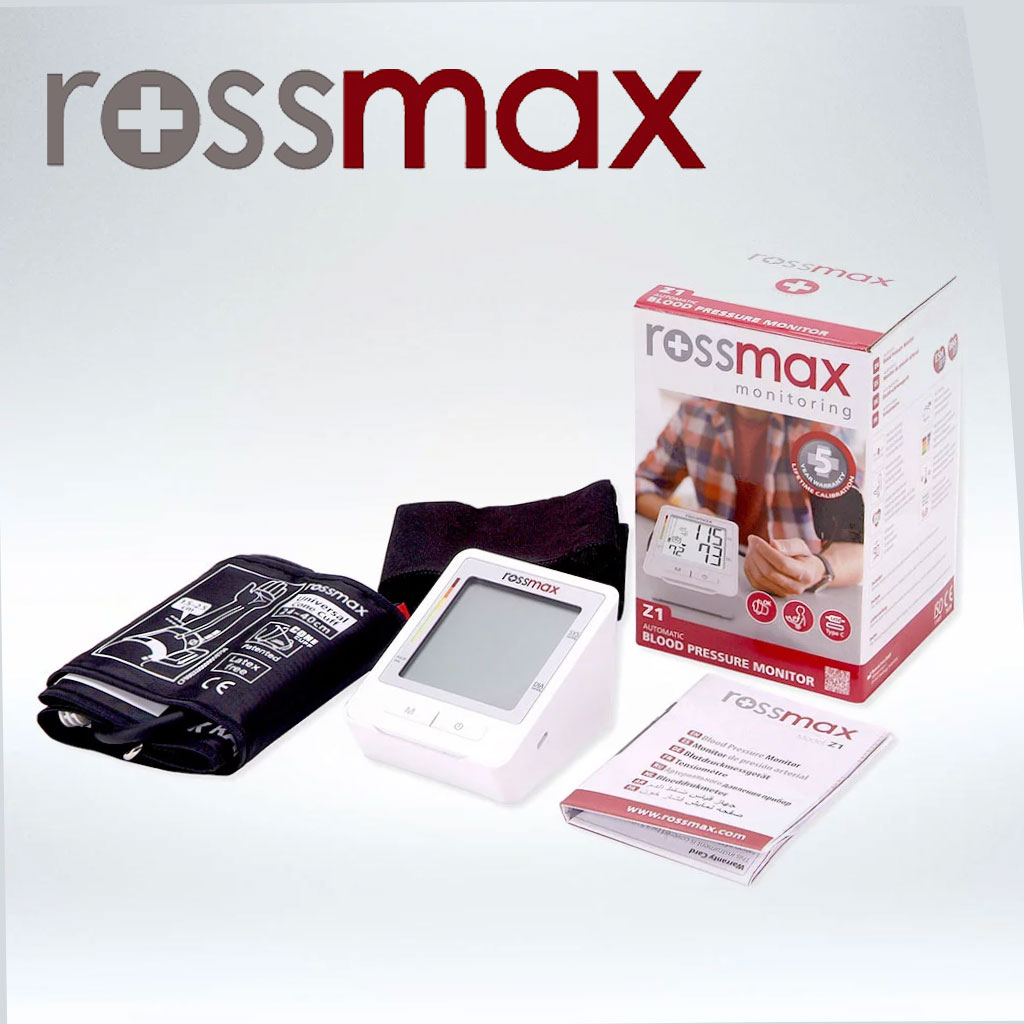 Rossmax Z1 Automatic Blood Pressure Monitor with USB Type C Port for Charging