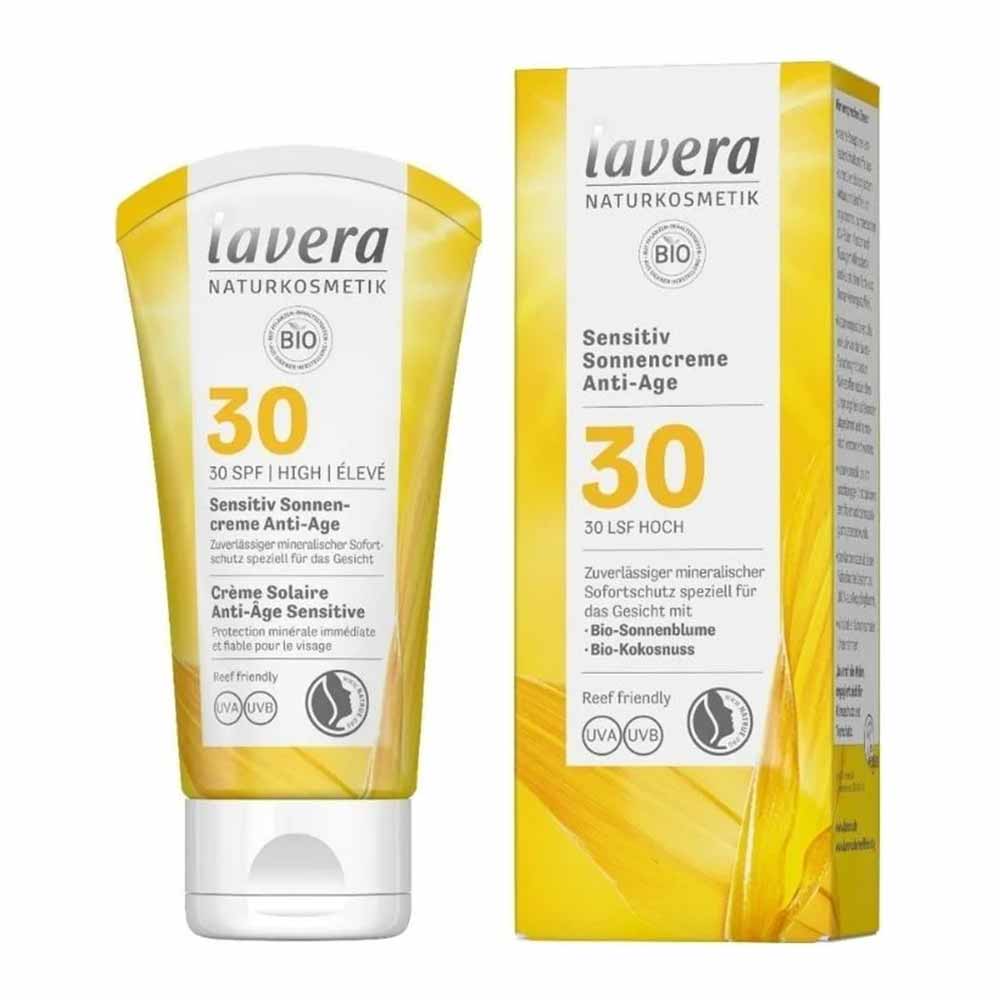 Lavera Sensitive Anti-Aging SPF 30 Face Sun Cream 50 mL