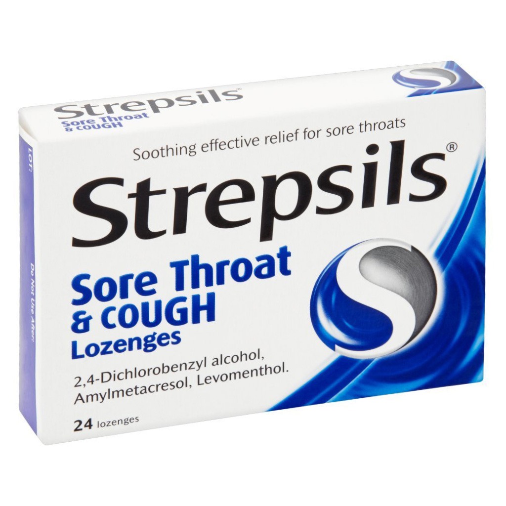 Strepsils Sore Throat & Cough Lozenges 24's