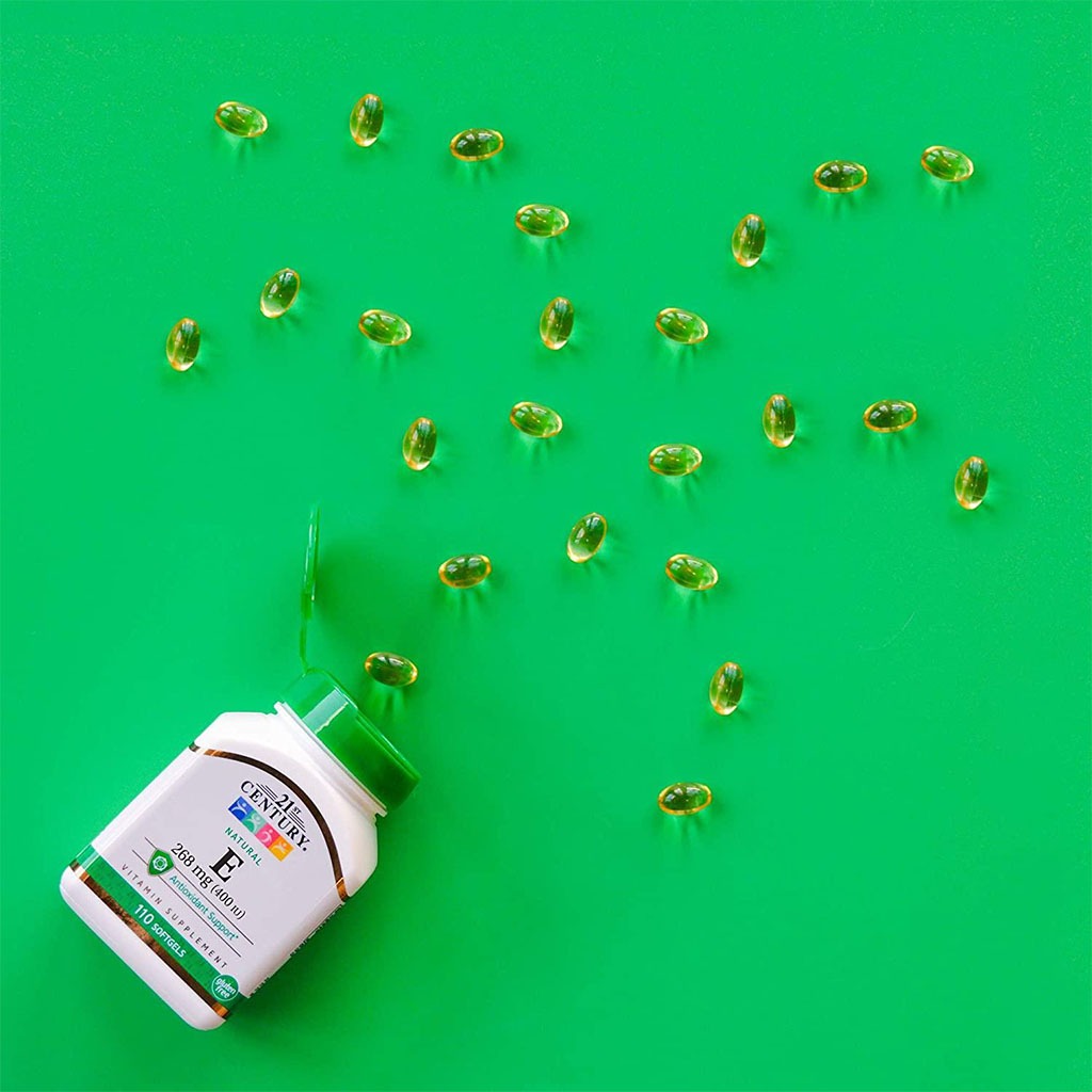 21st Century Vitamin E 400IU Softgel For Antioxidant Support, Pack of 110's