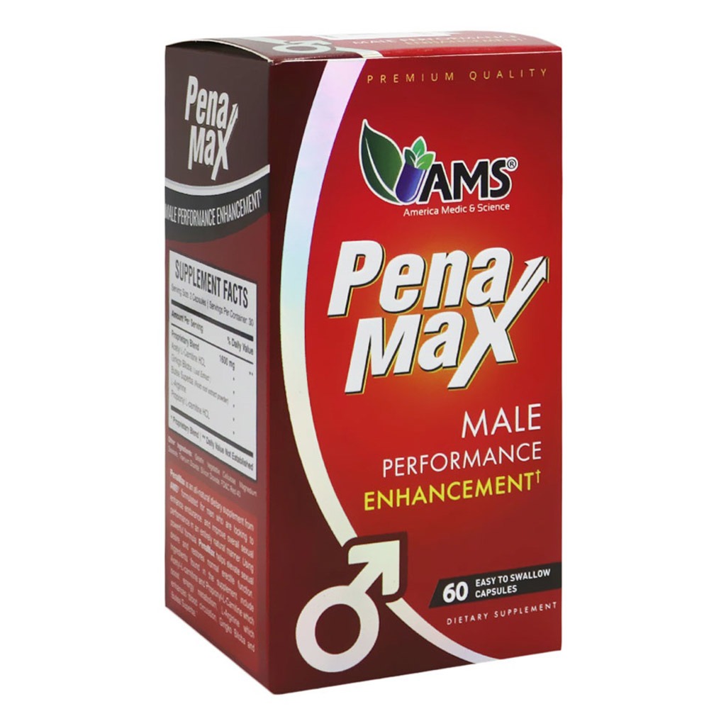 AMS PenaMax Men's Performance Enhancer Capsules, Promo Pack of 60 x 2's