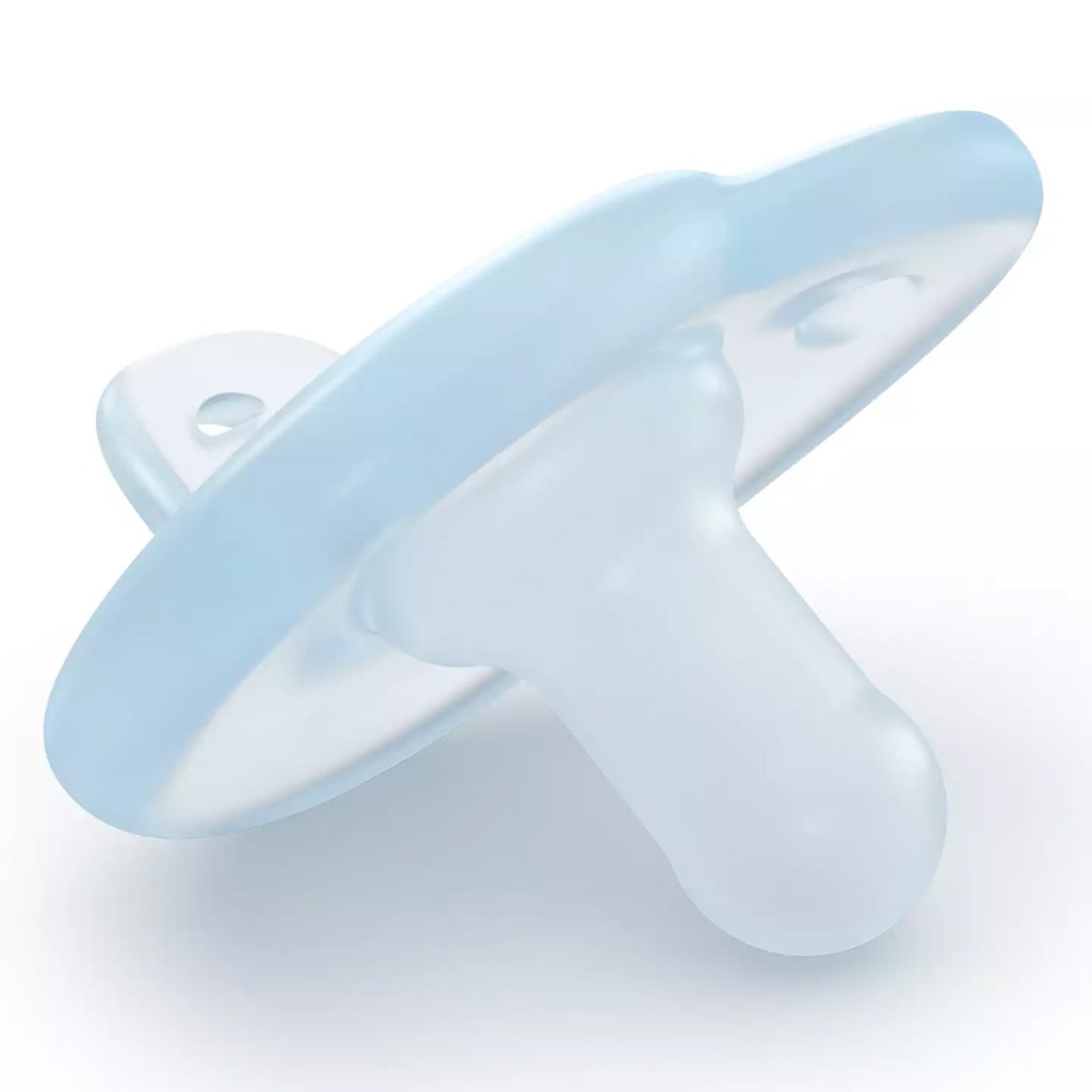 Philips Avent Curved Soothie Silicone Pacifiers For 0-6 Month Baby Mixed, Pack of 2's Assorted SCF099/20