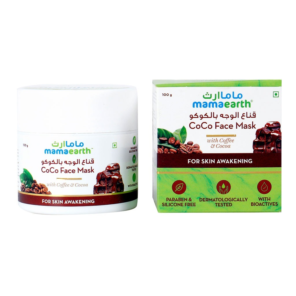 Mamaearth CoCo Face Mask With Coffee And Cocoa For Skin Awakening 100 g