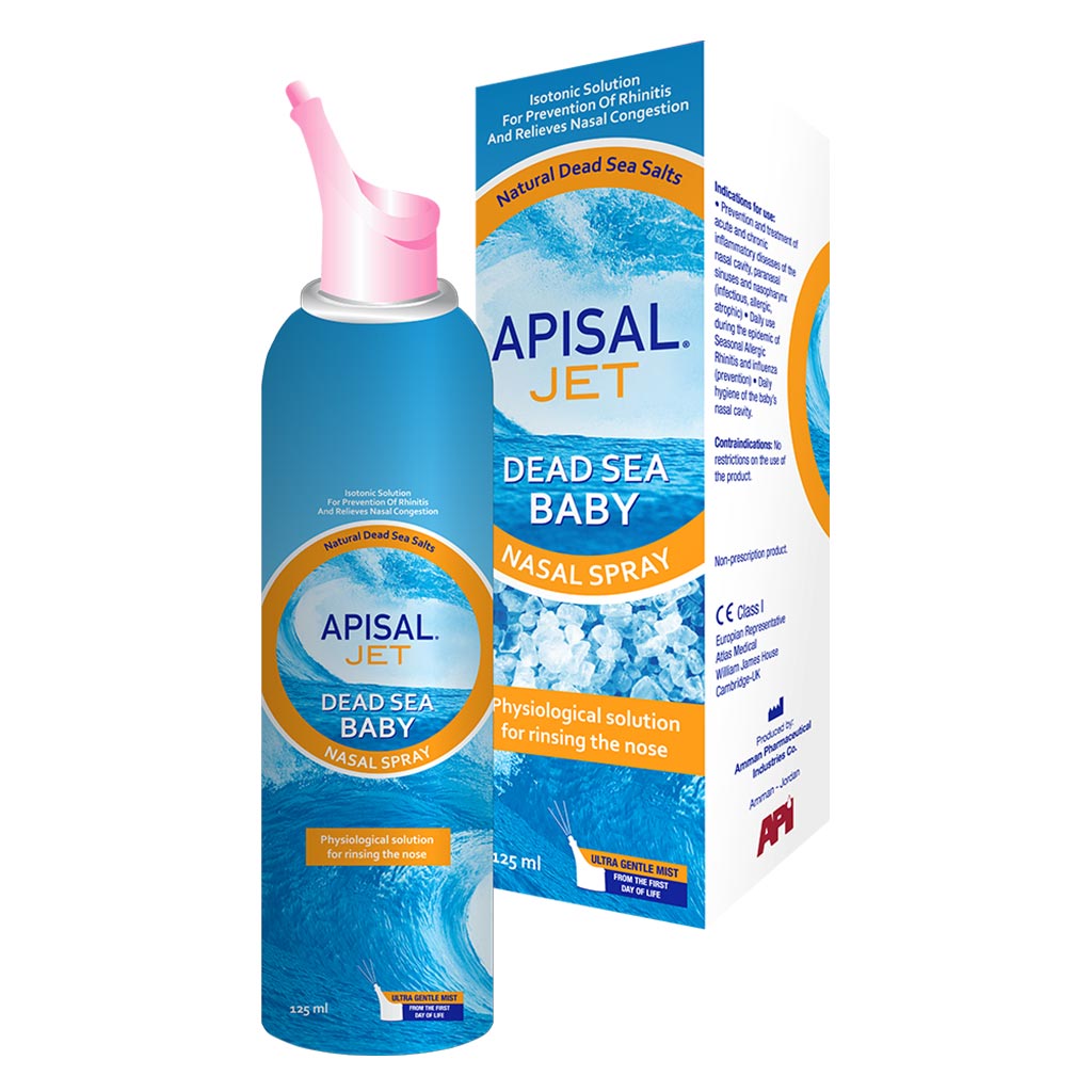 Apisal Jet Dead Sea Nasal Spray For Babies 125ml
