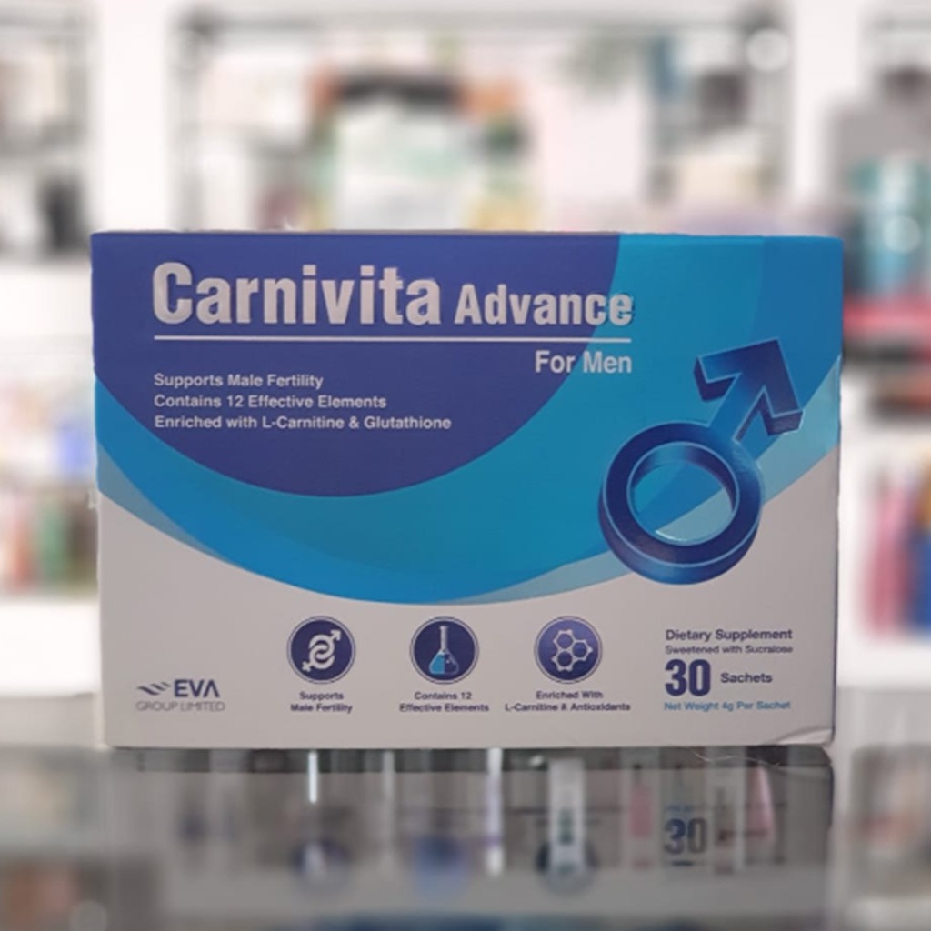 Eva Pharma Carnivita Advance Oral Powder Sachets For Men, Pack of 30's