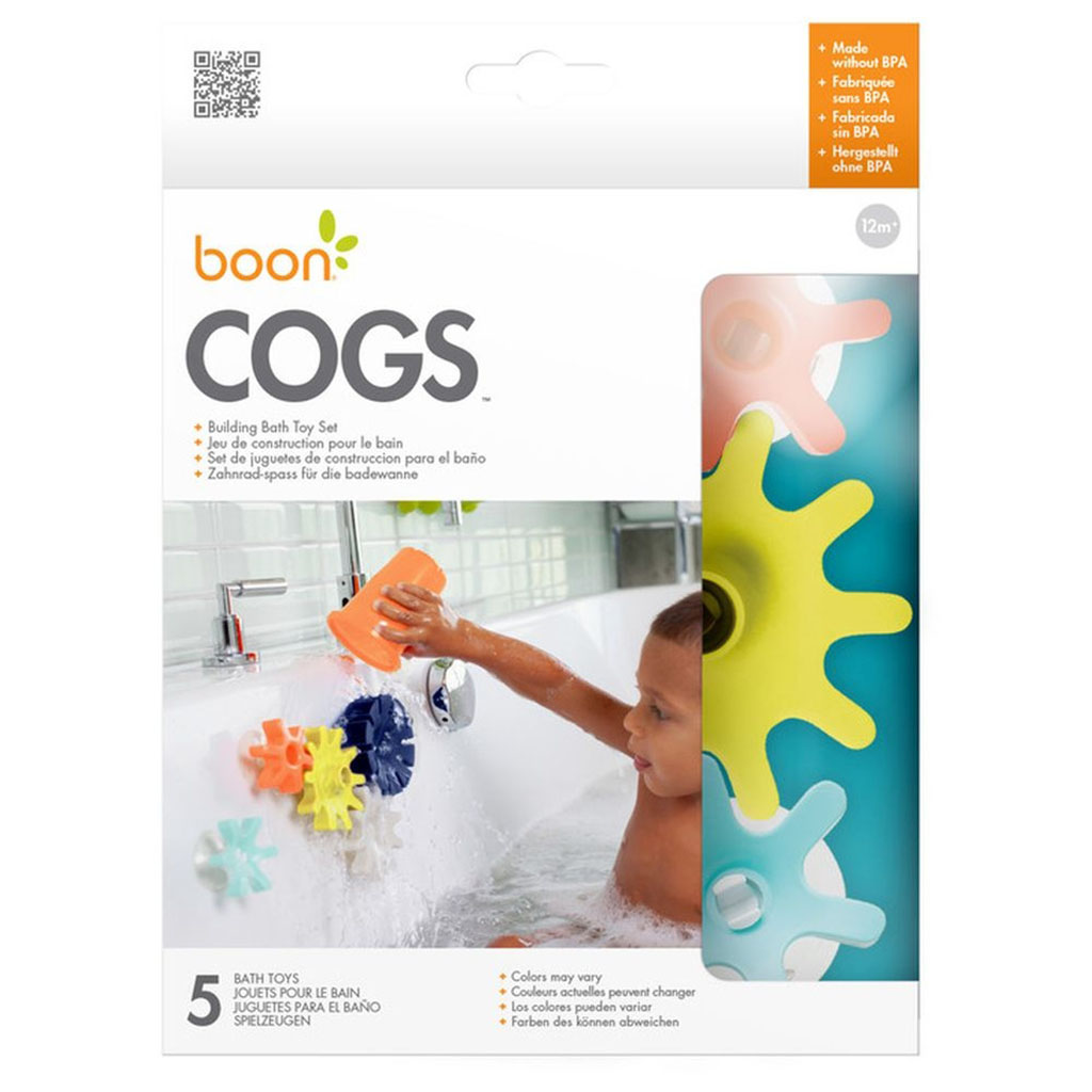Boon Cogs Baby Bath Toy For 12+Months Baby, Assorted