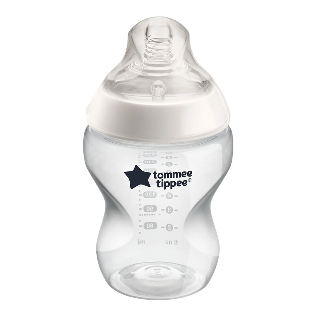 Tommee Tippee Closer To Nature Baby Feeding Bottle For 0 Months+ Babies 260ml