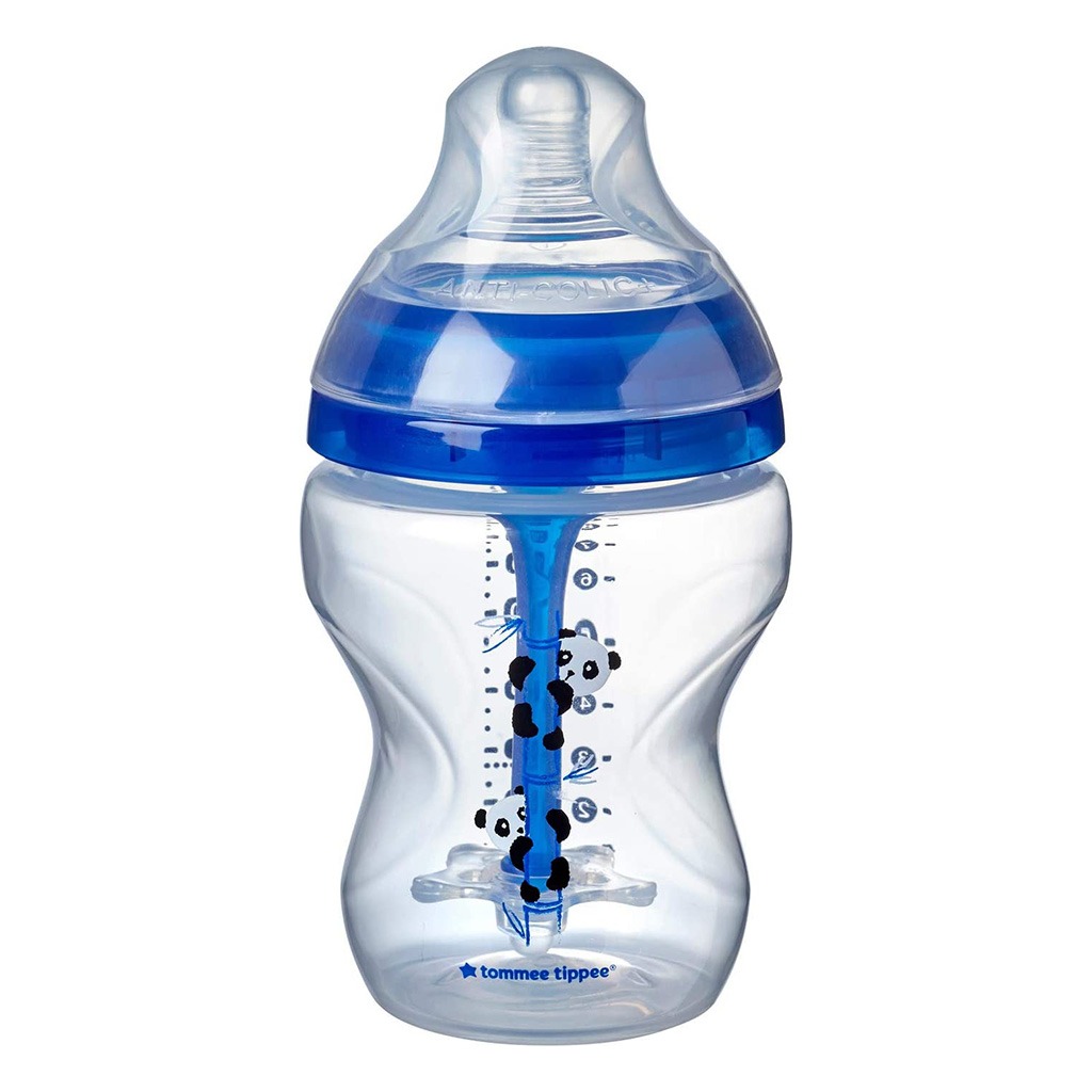 Tommee Tippee Closer To Nature Advanced Anti-Colic Baby Feeding Bottle-Blue 150ml