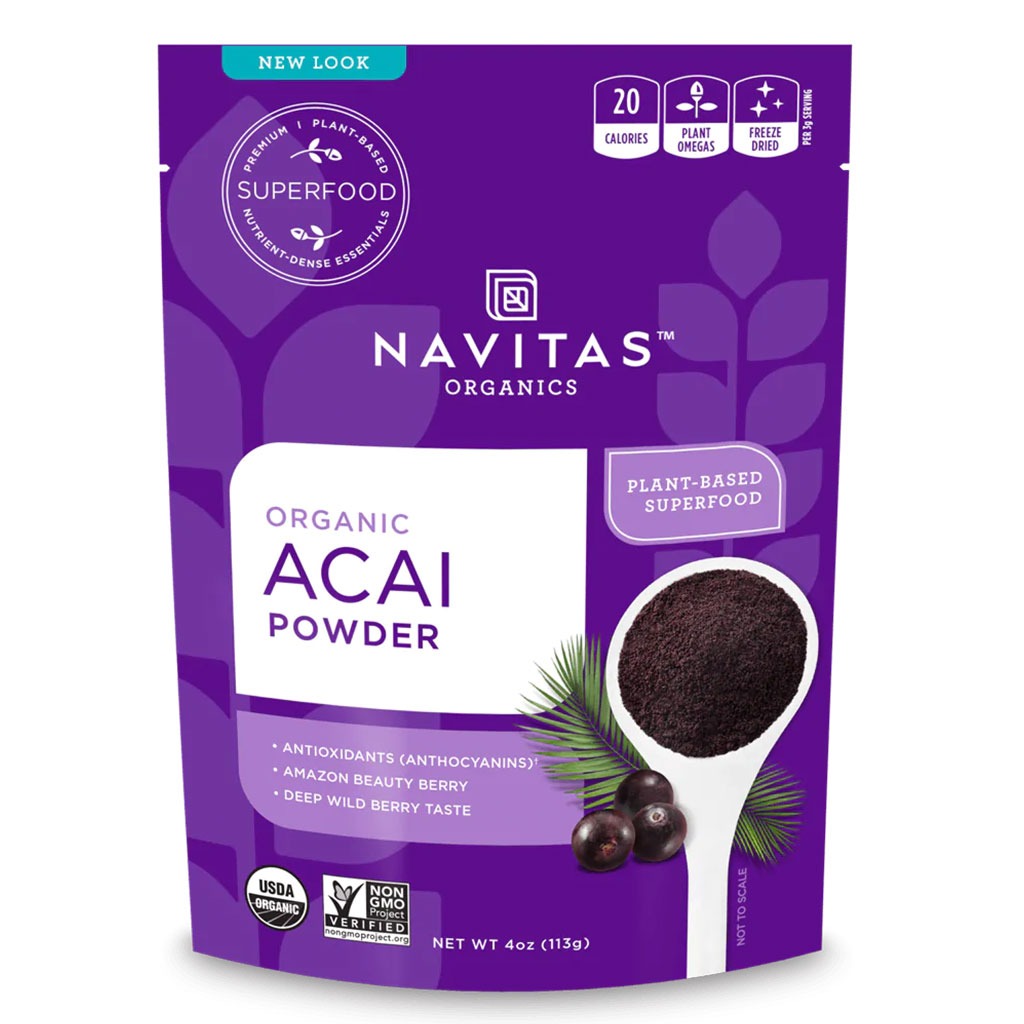 Navitas Organics Plant based Superfood Organic Acai Berry Powder 113g