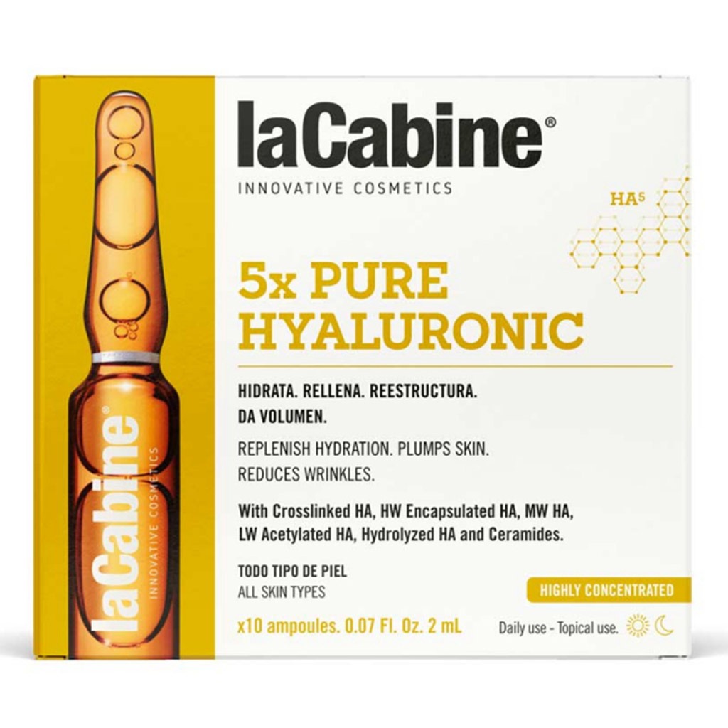 LaCabine 5X Pure Hyaluronic Facial Ampoule 2ml 10's