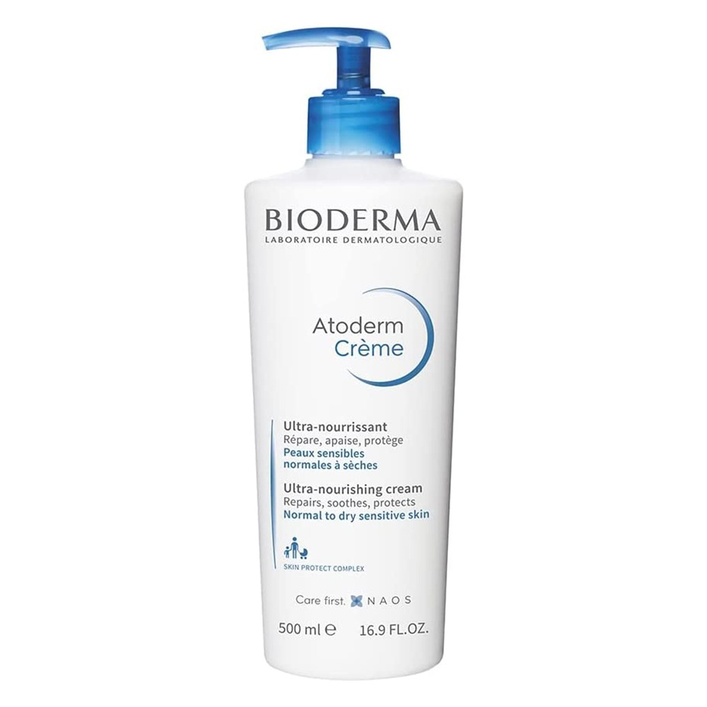 Bioderma Atoderm Ultra-Nourishing Body Moisturiser Cream For Normal Skin And Dry Sensitive Skin 500ml