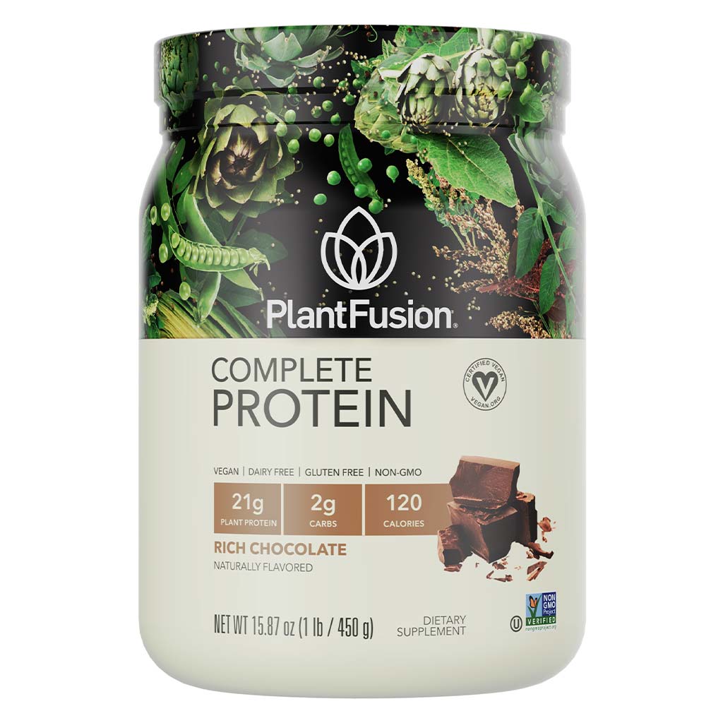 PlantFusion Complete Plant Protein Powder Rich Chocolate 1Lbs
