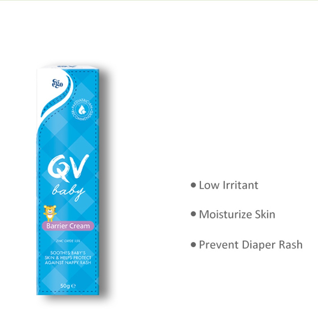 Ego QV Baby Barrier Cream For Nappy Rash 50g
