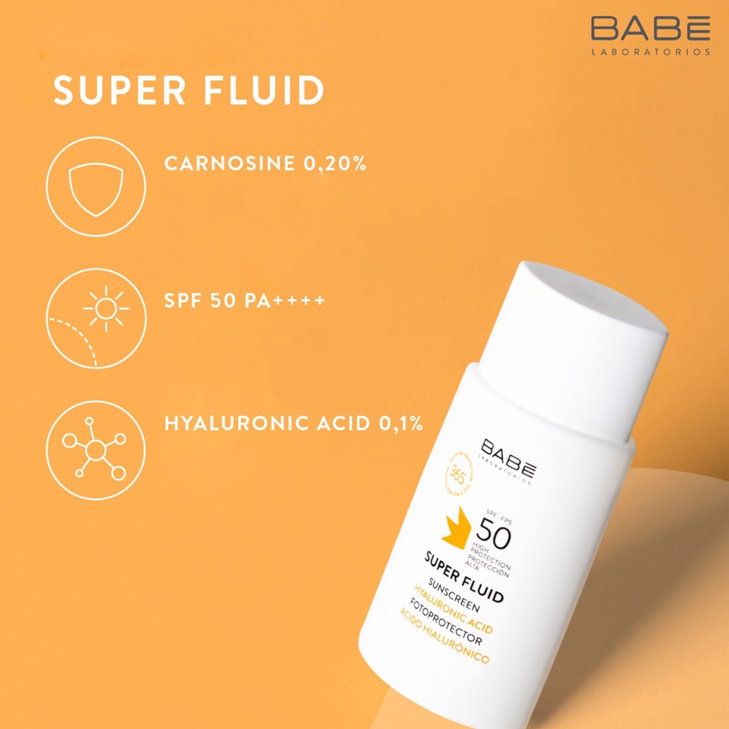 Babe Super Fluid SPF 50 Fotoprotector Sunscreen 50ml