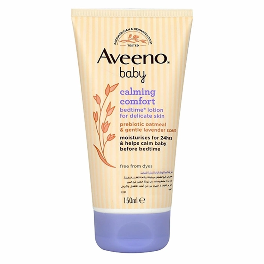 Aveeno Baby Calming Comfort Bedtime Baby Lotion For Delicate Skin 150ml