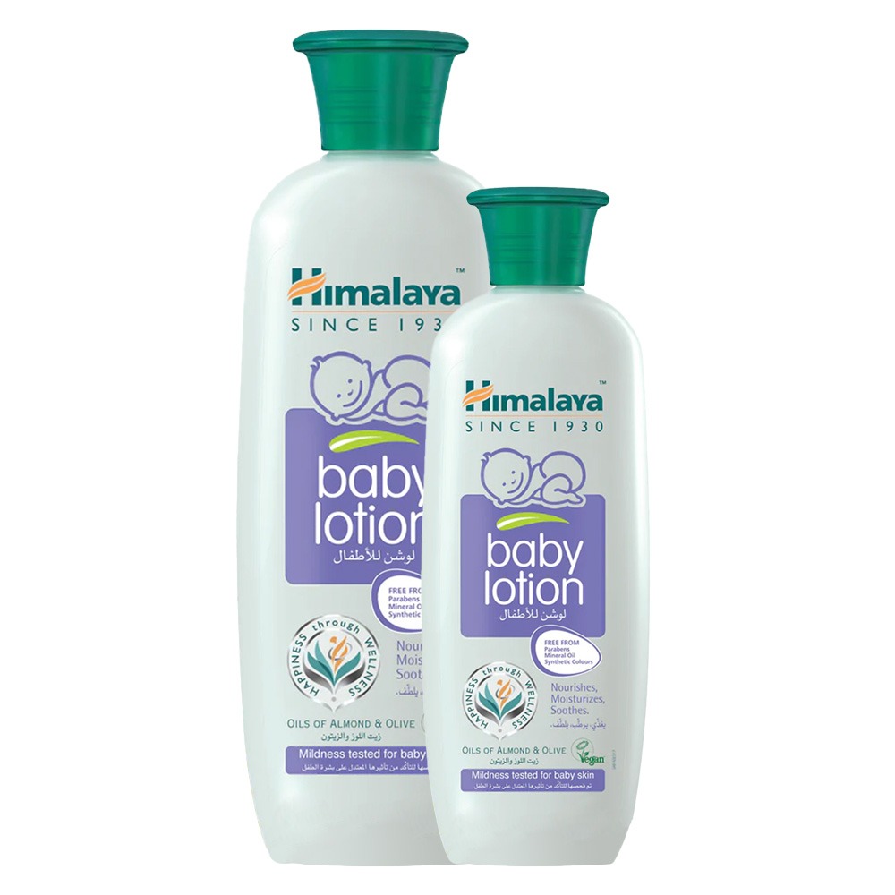 Himalaya Baby Lotion With Olive And Almond Oil 400ml + 200ml FREE PROMO PACK