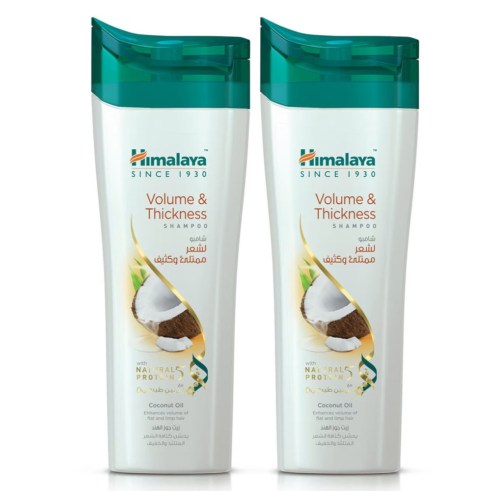 Himalaya Volume & Thickness Shampoo With Coconut Oil 400ml, Pack of 2