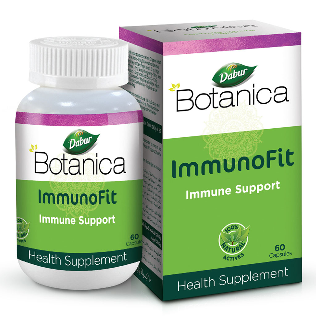Dabur Botanica ImmunoFit Capsule For Immune Support, Pack of 60's
