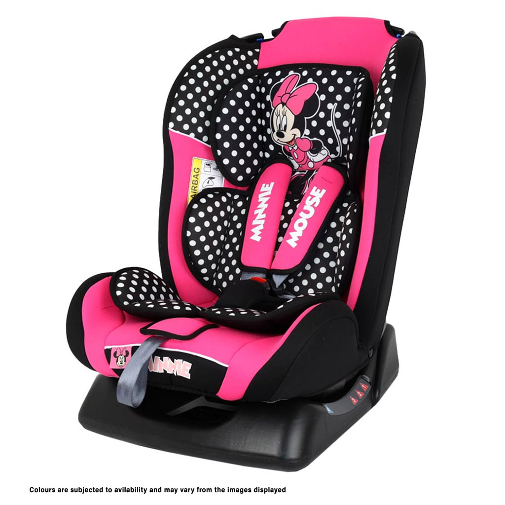 Disney Minnie Mouse 3-In-1 Car Seat For Baby/Kids Up to 25Kg - Assorted ZY19