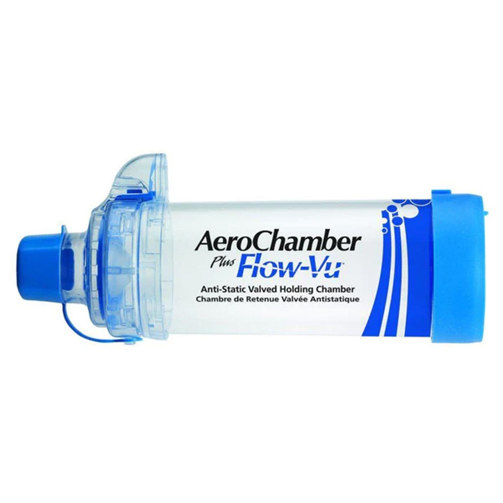 AeroChamber Plus Flow-Vu Anti-static Valved Holding Chamber With Mouthpiece For Adult