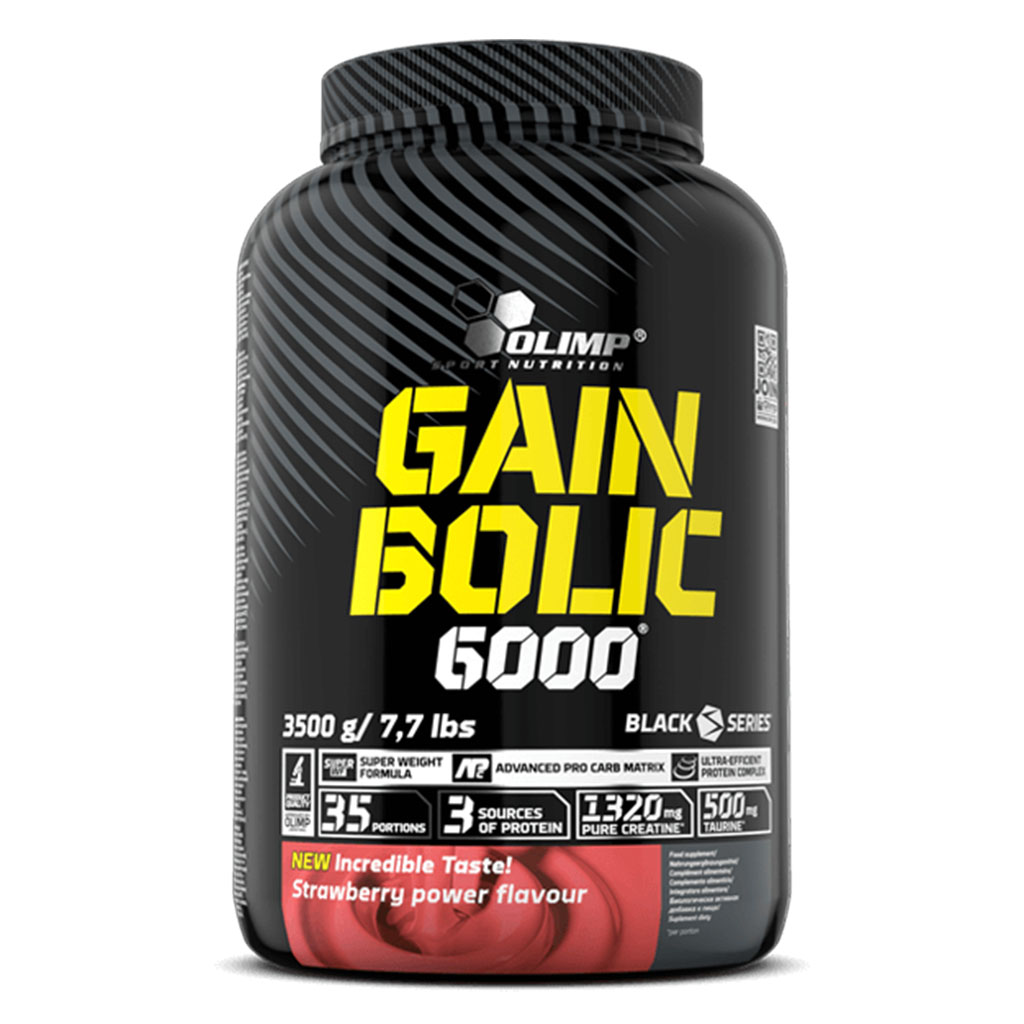 Olimp Gain Bolic 6000 Strawberry For Energy & Muscle Mass 3500g 