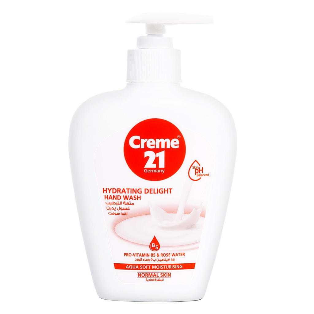 Creme 21 Hydrating Delight Aqua Soft Moisturizing Hand Wash For Normal Skin Types 250ml