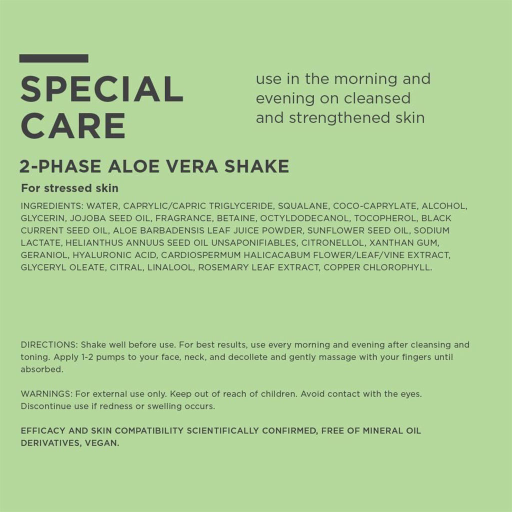 Annemarie Borlind 2-Phase Aloe Vera Shake For Stressed Skin 50ml