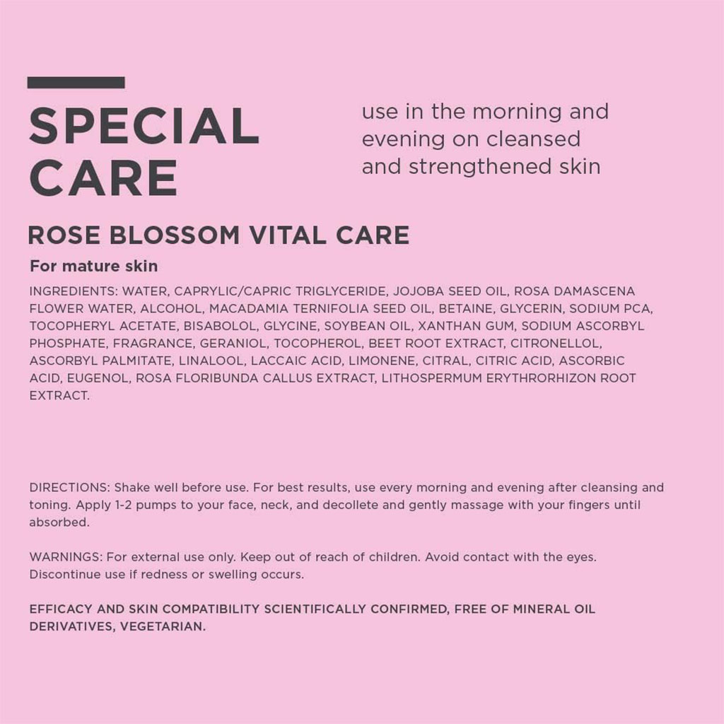 Annemarie Borlind Rose Blossom Vital Care Serum 50ml