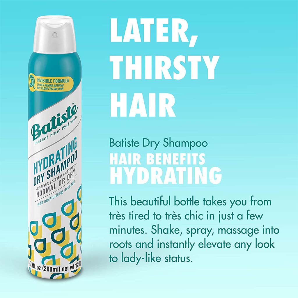 Batiste Instant Hair Refresh Dry Shampoo Hydrate 200ml