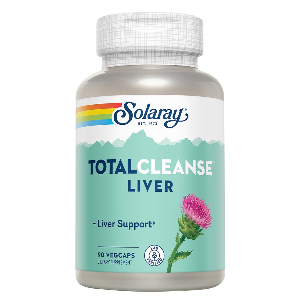 Solaray Total Cleanse Liver Fat Capsule For Liver Detoxification, Pack of 90's