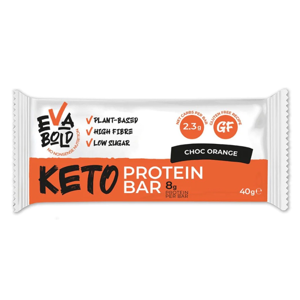 Eva Bold Keto Protein Bar, Choc Orange Flavor 40g, Pack of 1's