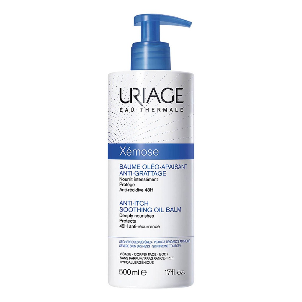 Uriage Xemose Anti Itch Soothing Oil Balm For Dry Skin Prone To Atopy 500ml
