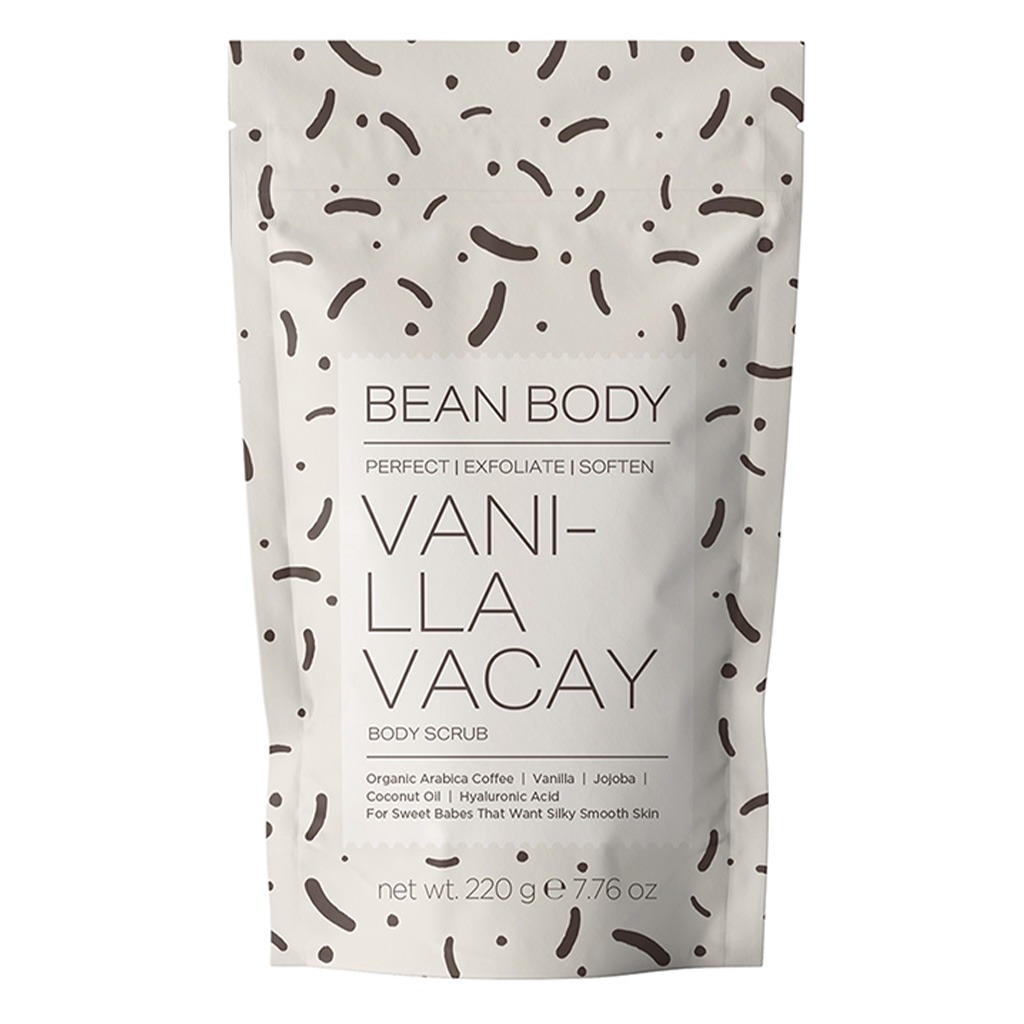 BeanBody Vanilla Vacay Exfoliating Body Scrub 220g