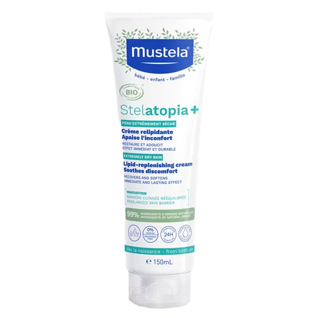 Mustela Stelatopia + Lipid Replenishing Baby Cream For Extremely Dry Skin 150ml