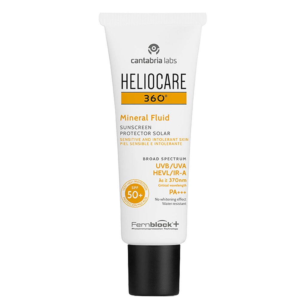 Heliocare 360° Mineral Fluid Broad Spectrum Sunscreen With SPF 50+ & PA+++ 50ml