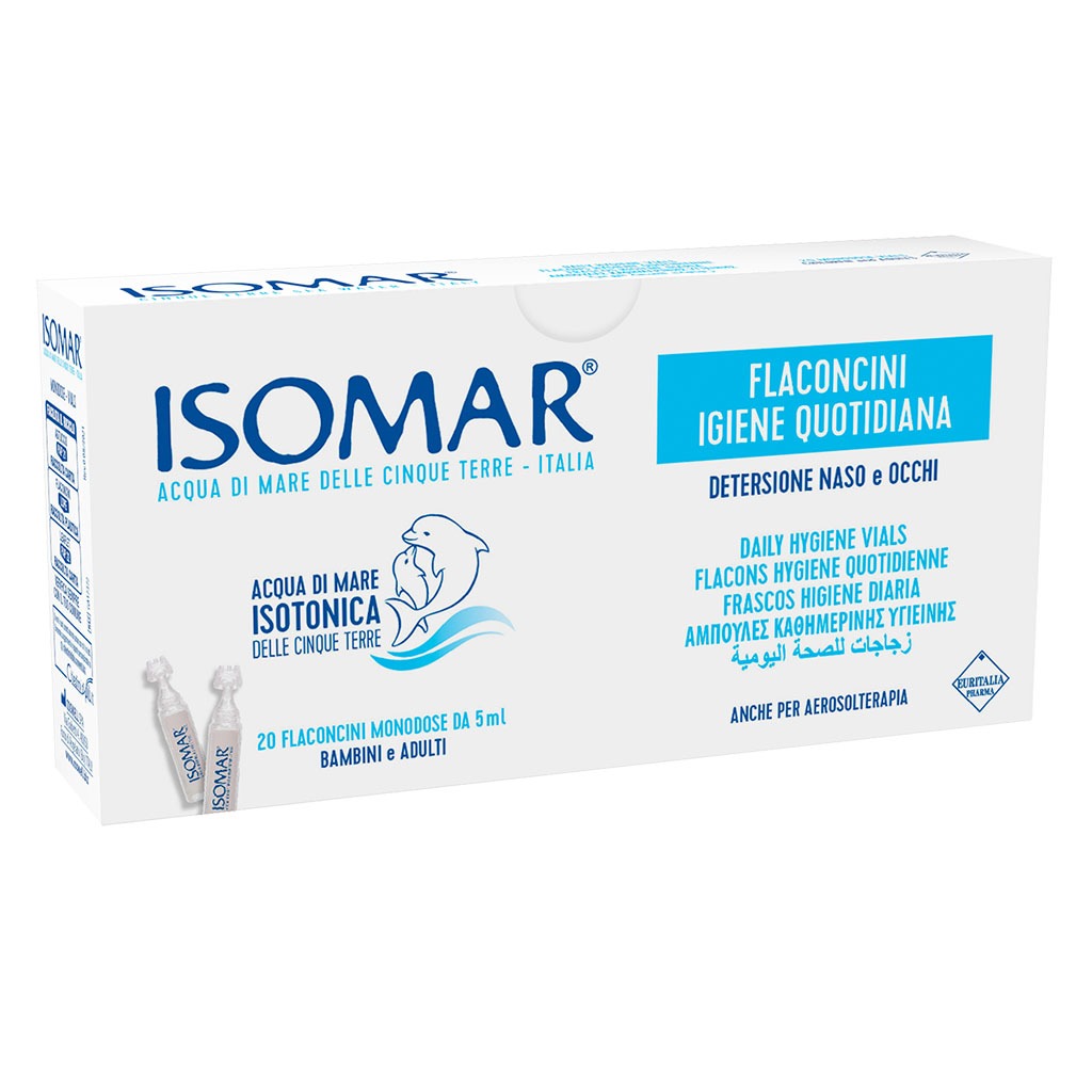 Isomar Nose And Eyes Daily Hygiene Vials, Pack of 5ml x 20's